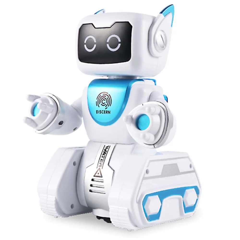 

New Arrive Children Intelligent RC Robot Toy Fingerprint Hydro-electric Hybrid Power Smart Robot for Kids Birthday Gift