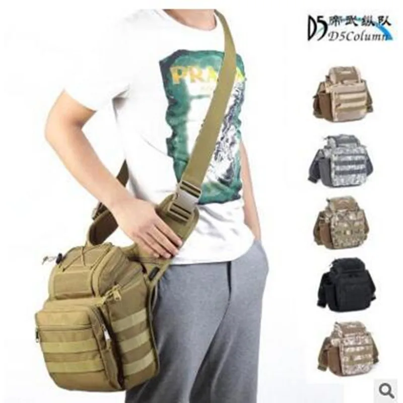 Military fans SLR camera bag font b tactical b font saddle outdoor photography messenger bag large