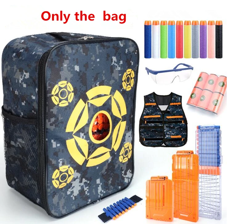 Target Pouch Darts Bullet Storage Equipment Bag for Kids Toy Gun 