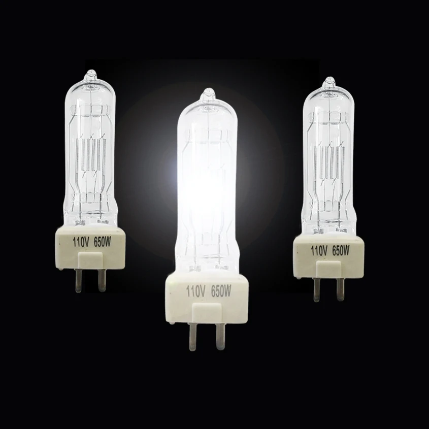 

ALUMOTECH 3PCS 110V 650W Tungsten Globe Bulb Video For Spot lighting Studio Video