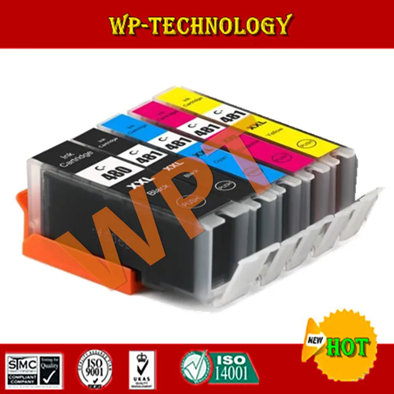 Совместимый чернильный картридж для PGI-480 CLI-481 PGI480 CLI481 подходит Canon PIXMA TS8140 TS9140 и т.