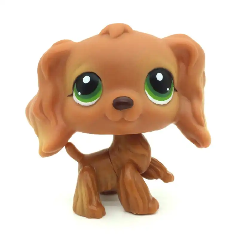 Real Pet Shop Lps Toys Littlest Dogs Cocker Spaniel Rare Animal Old Collection Original Action Figure Toys For Children Action Figures Aliexpress