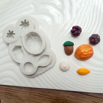 

Nut Walnut Shaped Mould Silicone Mold Fondant Cake Decorating Tool Gumpaste Sugarcraft Chocolate Forms Bakeware