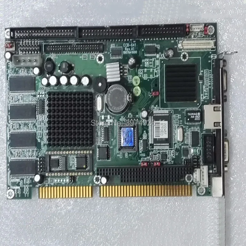 ECB-641 REV: A1 ECB 641 ISA слот Промышленная материнская плата половина размера CPU карта