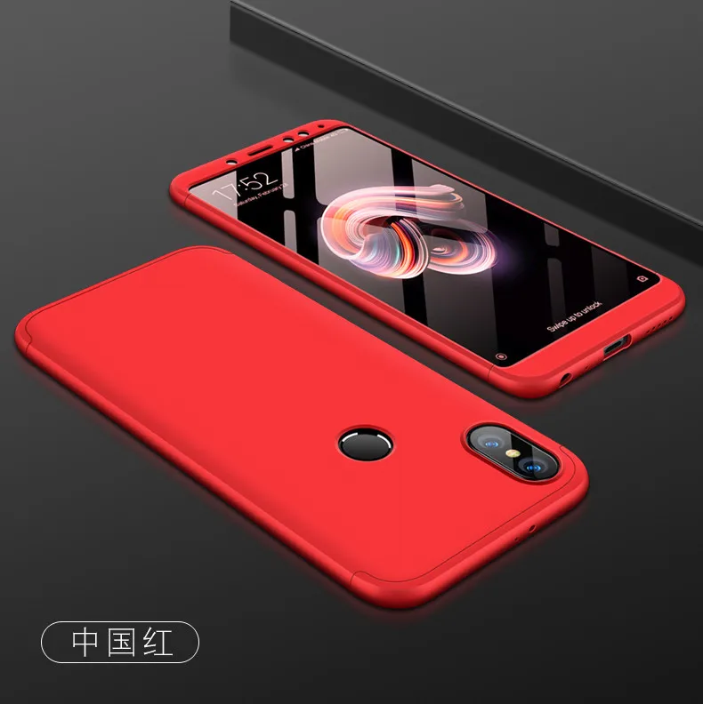 360 hard full case cover for Xiaomi Redmi note 5 pro  05