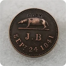 SARAWAK монеты-Малайзия 1841 кепинг медь копия