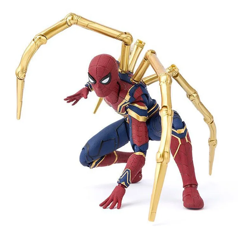 

Marvel Avengers Infinity War Spiderman cool Iron Spider PVC Action Figure Collectible Model Toy