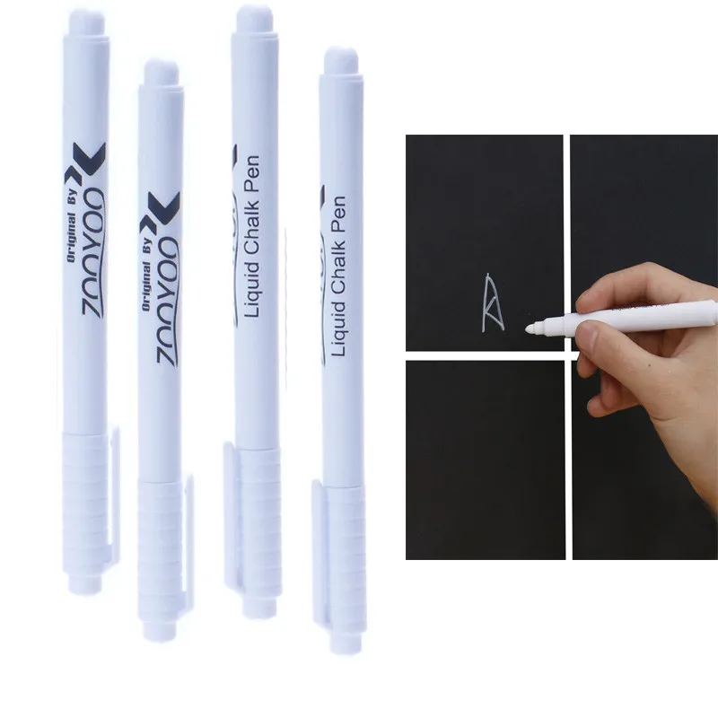 Buy 2Pcs Zero White Liquid Chalk Pen Marker For Glass