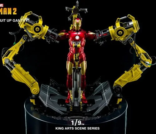 

King Arts DFS022 KSS008 Diecast Action Iron Man Mark4 Action Figure for Fans Holiday Gift