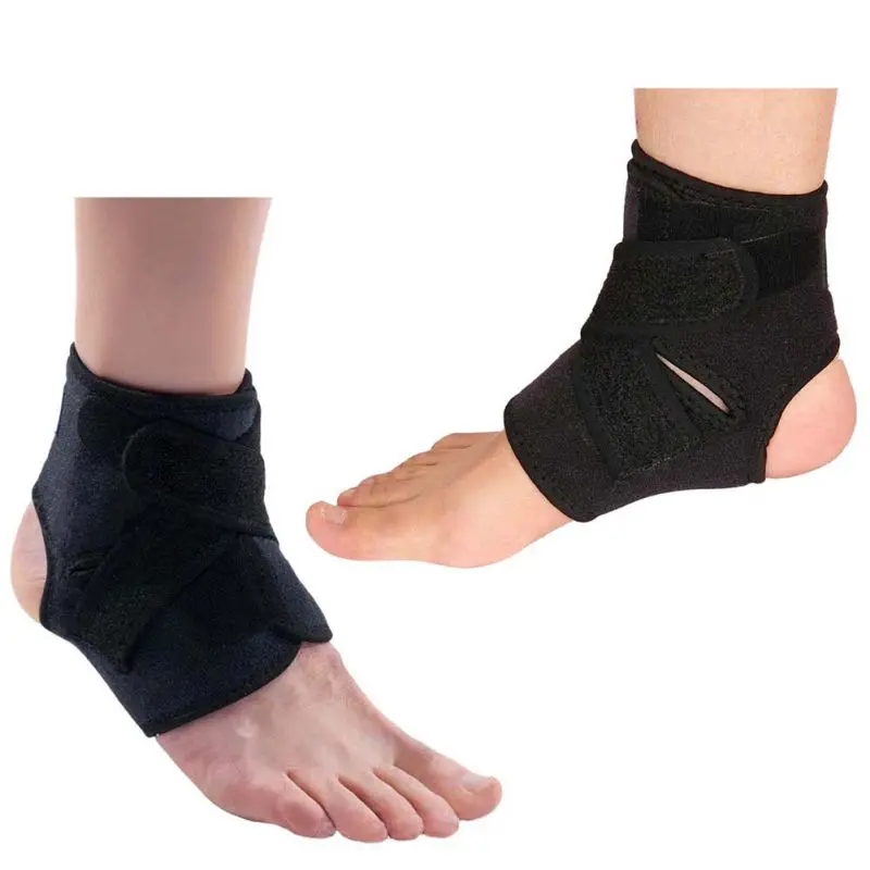 Adjustable Foot Ankle Support Elastic Brace Guard Ankle Protector Football Basketball Equipment for Exercise Sport