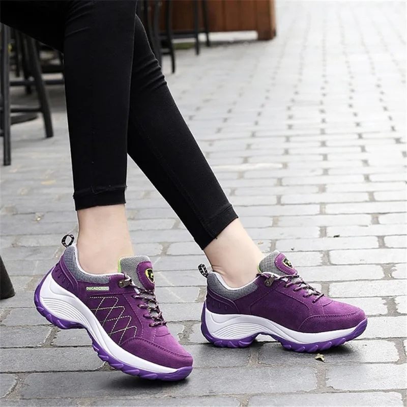 Женская рабочая обувь Сезон осень зима Уличные кроссовки Zapatillas Mujer Обувь для