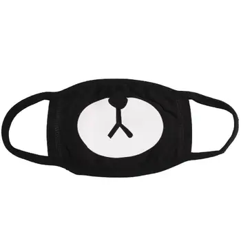 

Dragonpad 1PCS Cotton Dustproof Mouth Face Mask Anime Cartoon Lucky Bear Women Men Muffle Face Mouth Masks Outdoor Half Mask
