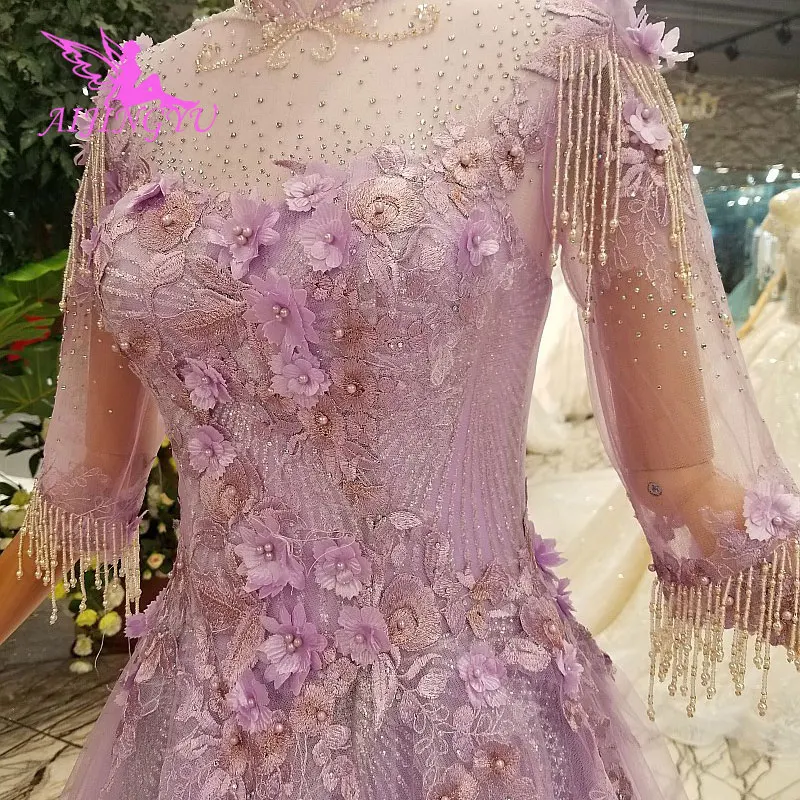 

AIJINGYU Wedding Dresses For Bride White Lace Gown Store Mexico 3D Royal Gowns To Wear To A Wedding Sexy Dress