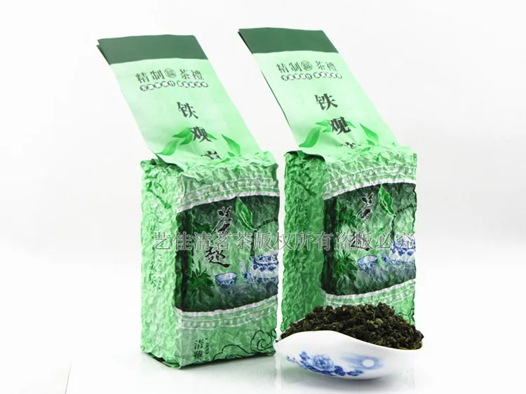 

Promotion 2 Vacuum packages Premium Fragrant Type Traditional Chinese Oolong Tea TiKuanYin Green Tea TieGuanYin Milk Tea 250g