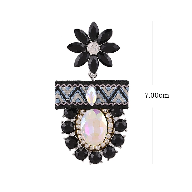 Earrings Black Size