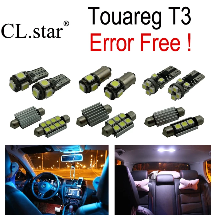27pcs canbus Error Free for Volkswagen Touareg T3 LED bulb Interior Light Kit Package 2010