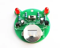 diy electronic kit set Cartoon bear LED flash light production kit Simple flash parts DIY skill competition Triode Welding