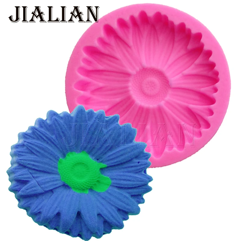 

3D Cake Decoration Silicone Molds Flowers Chrysanthemum Chocolate Sugarcraft sugar Candy Mold Fondant decorating tools T0835