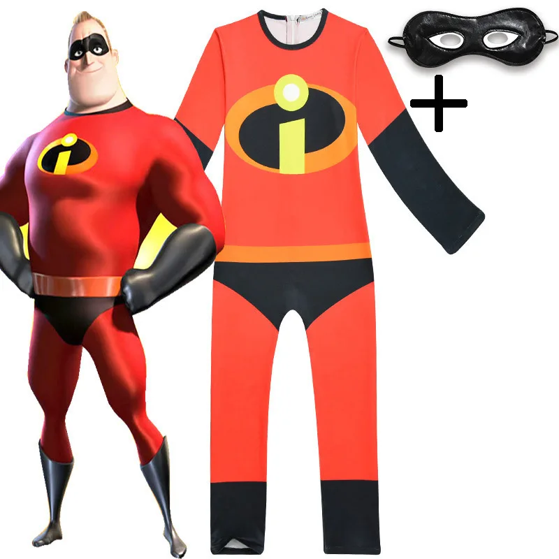 

The Incredible 2 Halloween cosplay For Kids Baby Birthday Party Cosplay Suit Disguise The Incredibles Elastigirl Costume Mask