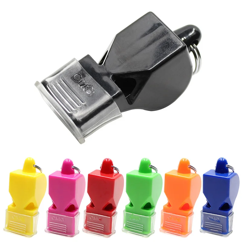 

1Pcs High Quality Whistle Plastic Football Basketball Hockey Baseball Sports Classic Referee Whistle Survival Outdoor QA1149