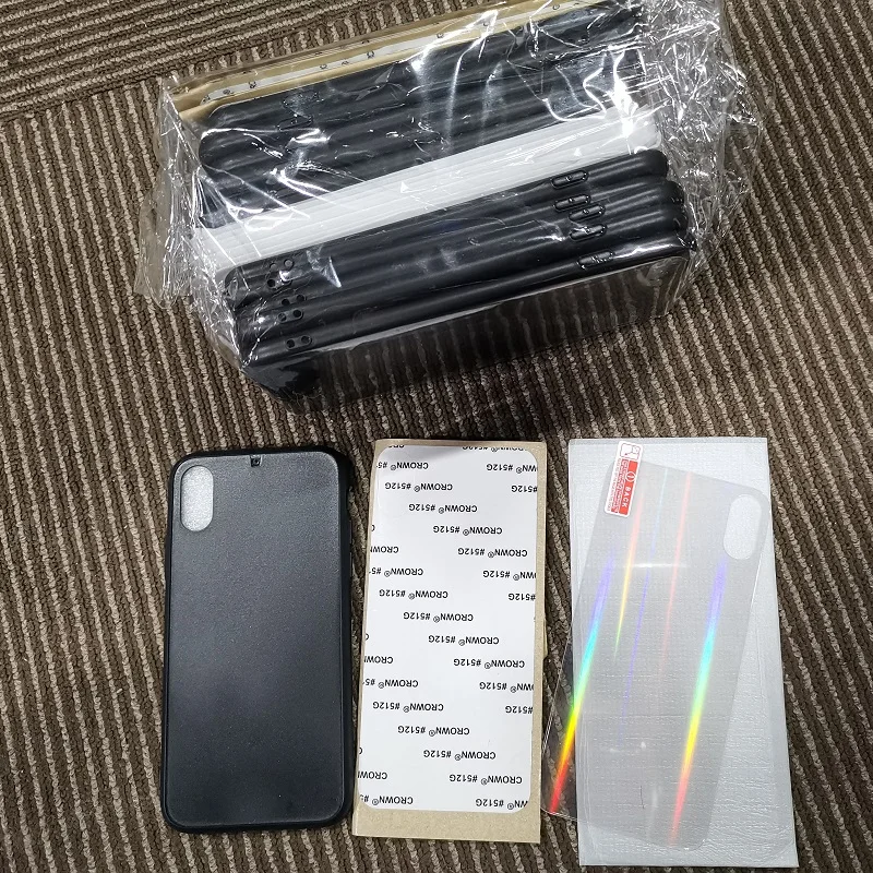 УФ принтер на заказ Печать пустой стеклянный чехол для iPhone X Xs Max 10 6 6s 7 8/plus с
