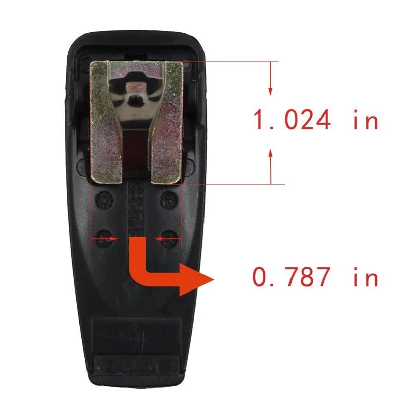 10 шт. радио клип прочный зажим для ремня для MOTOROLA GP328/GP338/GP380/GP340 HT750 двухсторонняя рация J6482A