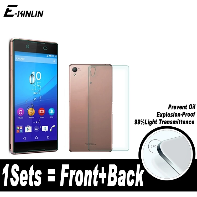 

Front+Back Rear Screen Protector Protective Film For Sony Xperia Z Z1 Z2 Z3 Z4 Z5 M4 M5 Compact Mini Plus Premium Tempered Glass