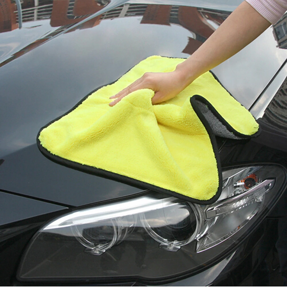 Полотенце из микрофибры для мытья автомобиля 30*30 см для BMW E90 F30 F10 Audi A3 A6 C5 C6 Opel Insignia Alfa Romeo Ssangyong аксессуары