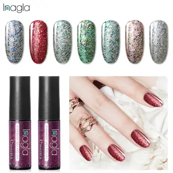 

Inagla 5ml Starry Bling Gel Nail Polish Nail Art Design Manicure UV LED Sock Off Nail Lacquer Semi Permanent Gel Varnish