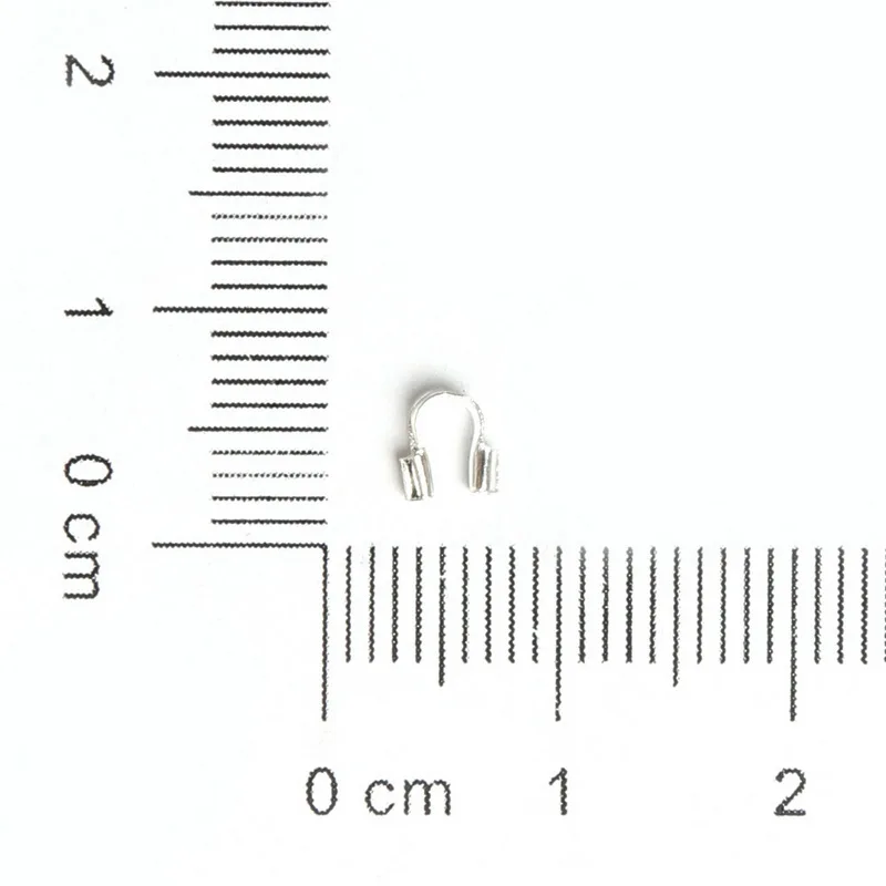 4x4 мм 100 шт проволочные протекторы, защитные протекторы для проводов, ювелирные изделия с петлями, фурнитура для изготовления ювелирных изделий, ожерелье, браслет, сделай сам