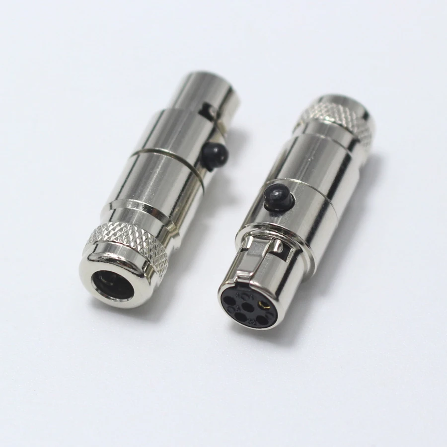 1 шт. Mini XLR 5 Pin Female jack маленький XLR 5 P Аудио разъем металлический микрофон разъем микрофонный адаптер для OD5mm кабель