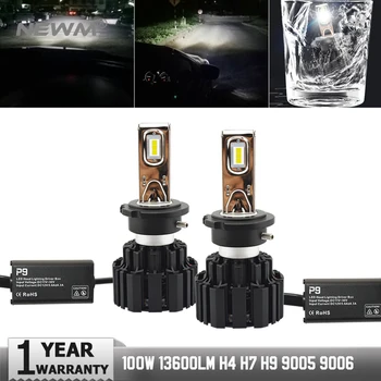

2pcs P9 Led Car Headlight D2H D1S D3S D4S D2R D2S LED Bulb 6000K 100W Car Light 13400LM D2S Headlamp Automobiles Fog Light