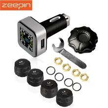 Zeepin CL205+ SO Автомобильная беспроводная внешняя система контроля давления в шинах Малый размер Быстрая утечка воздуха Аномальная сигнализация