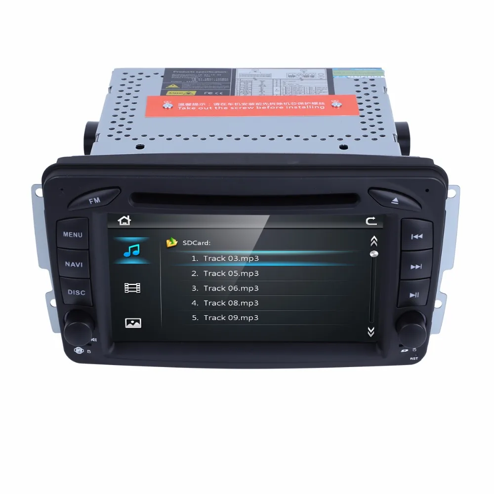 Kit de montage DIN Autoradio MERCEDES Classe C w203 CLK w209 vito viano g