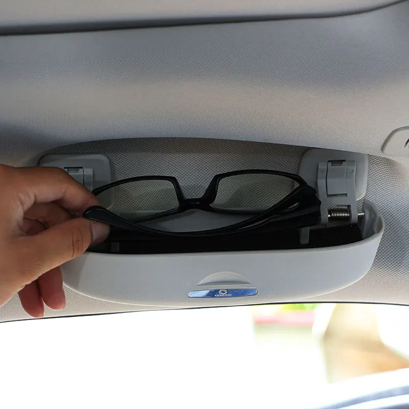 Zlord Car Abs Sunglasses Case Holder Glasses Box Storage for BMW F48 F35 F80 F32 F33 F82 F83 F10 F18 F11 Accessories
