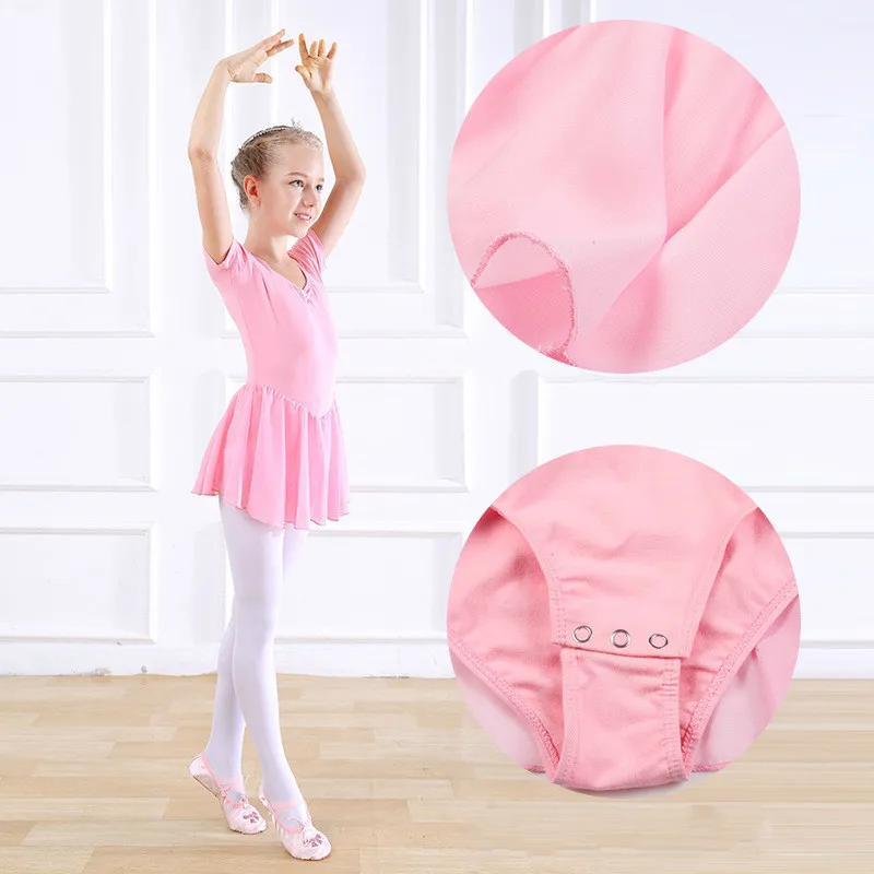 Детская юбка из спандекса с коротким рукавом|leotard girls|ballet dressdress leotard |