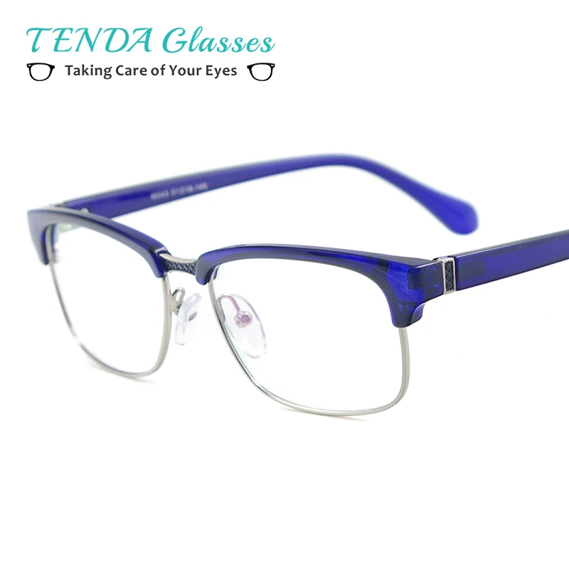 

Women Vintage TR90 Small Eyeglasses Frame Man Square Full Rim Lightweight Colourful Glasses For Myopia Multifocal Lenses