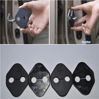 

Lapetus Car Inner Door Lock Protector Decoration Frame Cover Trim 4 Piece / Black Fit For Honda Civic 2014 - 2020 Plastic