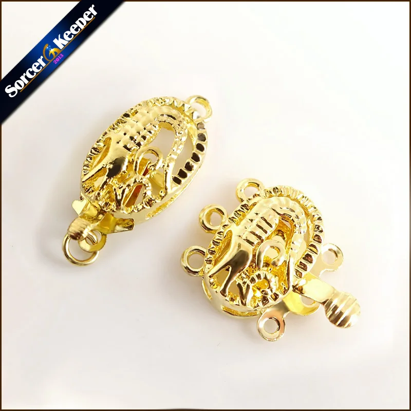 

New Direct Selling 10pcs/ lot Fitting 20mm / 14mm Vintage Flower Beads Box Clasp Metal Connectors for DIY Jewelry Accessory