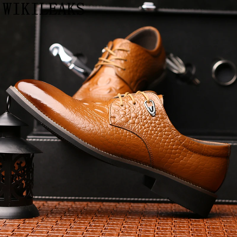 

mens dress shoes genuine leather crocodile shoes wedding shoes men coiffeur formal shoes men sapato social masculino sepatu pria