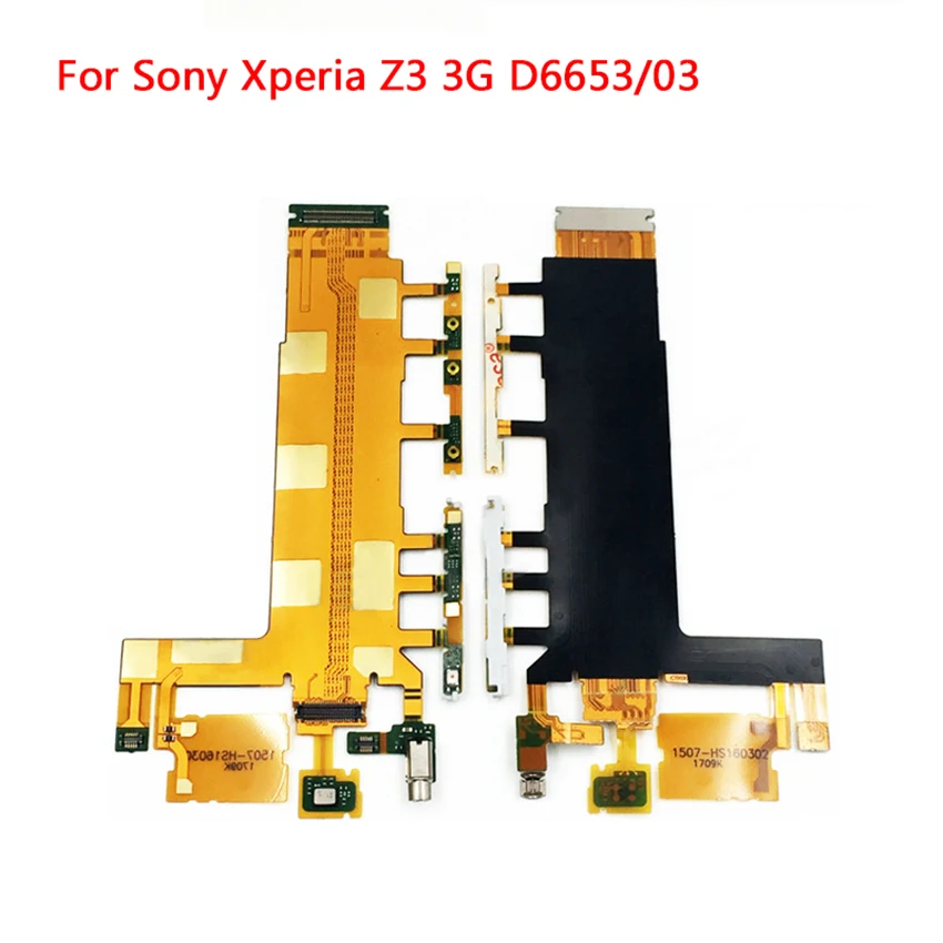 Для Sony Xperia Z3 D6653 D6603 D6616 Кнопка регулировки громкости шлейф Замена | Мобильные