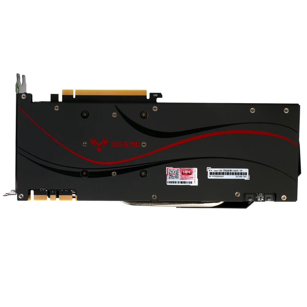 Красочные NVIDIA GeForce iGame GTX 1080 GPU 8 ГБ 256bit Gaming GDDR5X PCI E X16 3 0 VR готовая видеокарта DVI + HDMI 3DP