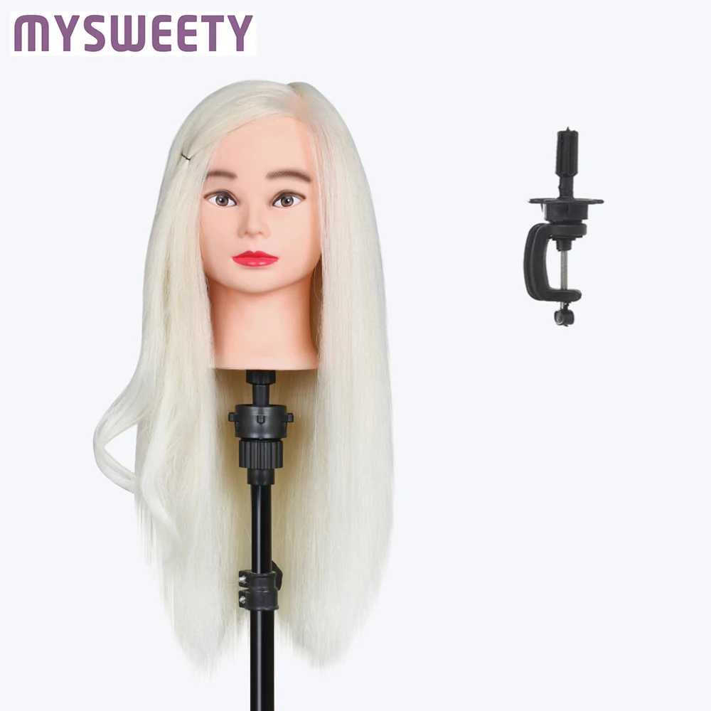 Buy Hair 60cm Hair Mannequin Head can be curled