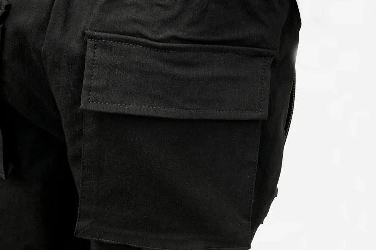 Новые идеи бегуном Пант Для мужчин Multi с карманами и эластичной резинкой на талии Дизайн штаны уличная панк хип-хоп повседневные штаны