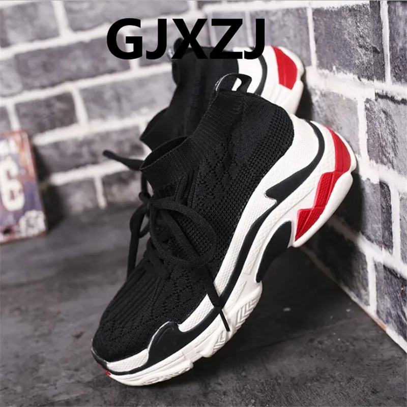 

Outdoor soft bottom breathable comfortable spring new mesh breathable fashion round head flat solid color lace women's shoes
