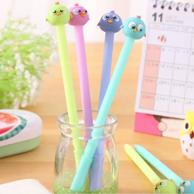 

48pcs/lot Japan Creative Beautiful Cute Small Bird Gel Pen/Good Quality/School Supplies/ Stationery/papelaria G108