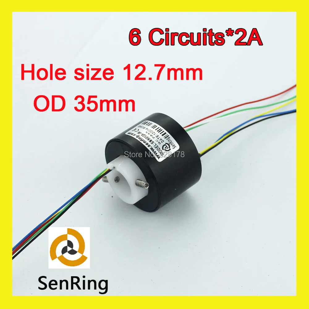 Capsule slip ring,Mini slip ring with flange - Senring