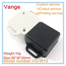 2 шт./лот формы сделаны небольшие пластиковые ящики IP54 ABS настенные пластиковые корпуса чехол для электроники проект 36*36*20 мм