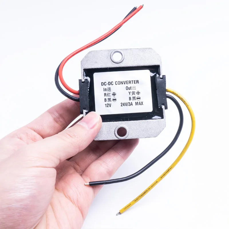 12 V-24 V 1A 2A 3A напряжение постоянного тока преобразователь Водонепроницаемый IP68 CE сертифицированный 12V 24V Boost Converte DC Step up повышающий преобразователь