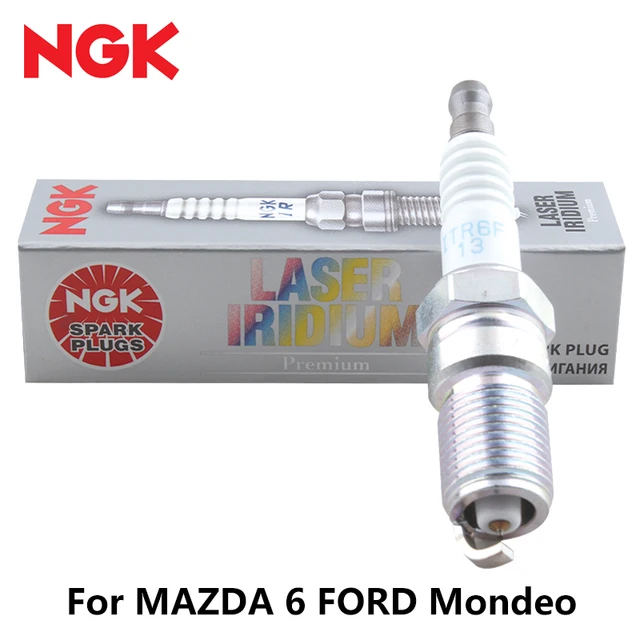 1pcs/lot NGK iridium platinum car spark plug ITR6F13 4477 for MAZDA 6 ...